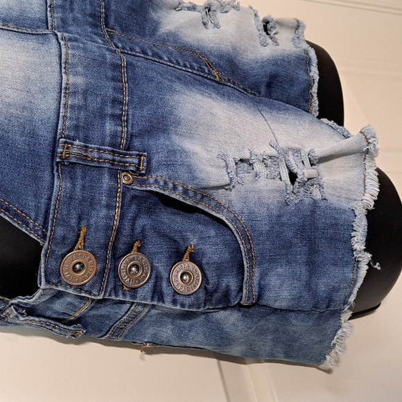 Dungaree Parisian Collection Shorts Bib Overalls Size 7 - Picture 4 of 8